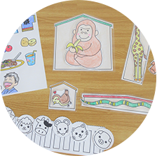 ぬりえと工作（あそぼ！2）