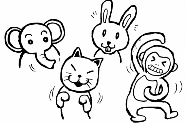 「あそぼ！1」の「まねっこソング」用ワークシートを追加しました