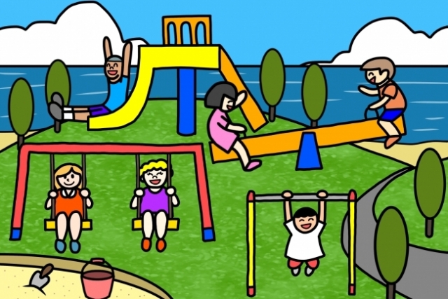 公園、動物園、海の鮮やかなイラストで遊びましょう【無料ダウンロード】