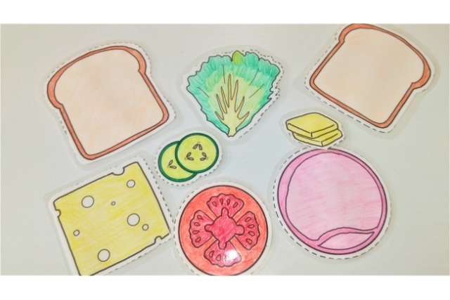 あそぼ！2の「サンドイッチ」のお歌で遊ぼう